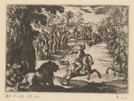 Hunting of lions