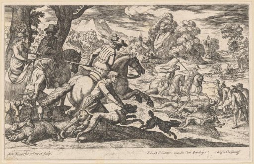 Hunting of wild boars