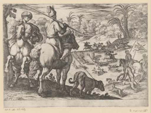 Hunting of ostriches