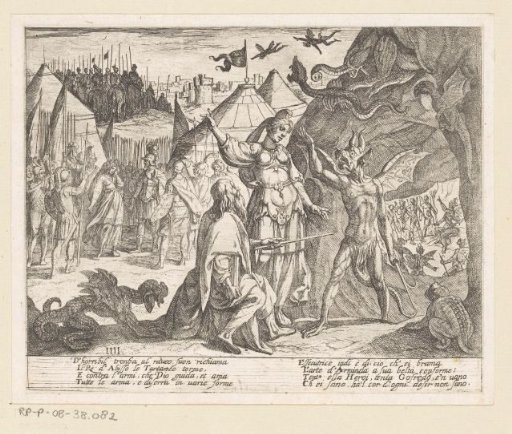 Illustration to Canto IV of Tasso's 'Gerusalemme Liberata'