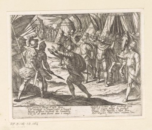 Illustration to Canto VIII of Tasso's 'Gerusalemme Liberata'