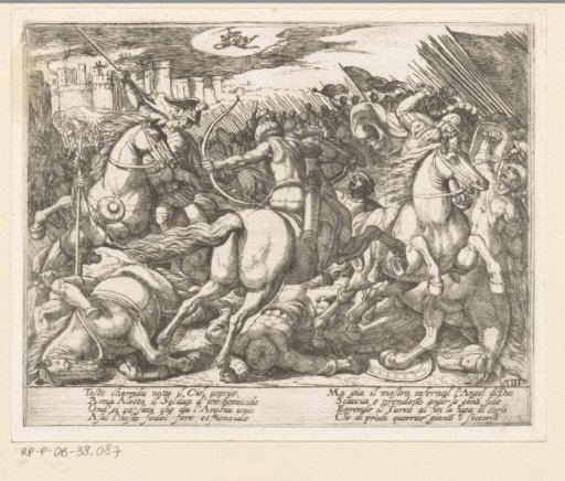 Illustration to Canto IX of Tasso's 'Gerusalemme Liberata'