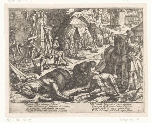 Illustration to Canto XIII of Tasso's 'Gerusalemme Liberata'