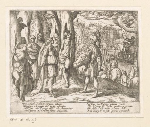 Illustration to Canto XVIII of Tasso's 'Gerusalemme Liberata'