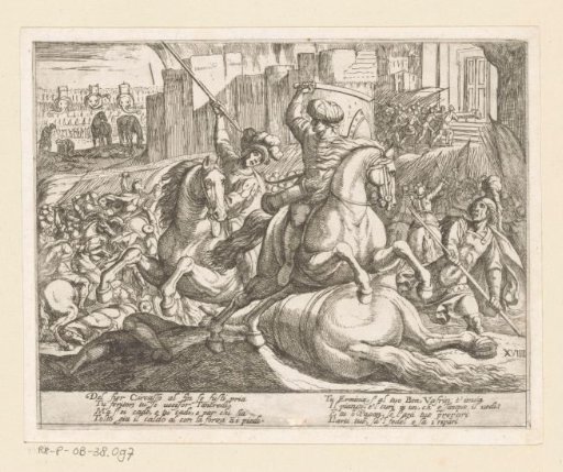 Illustration to Canto XIX of Tasso's 'Gerusalemme Liberata'