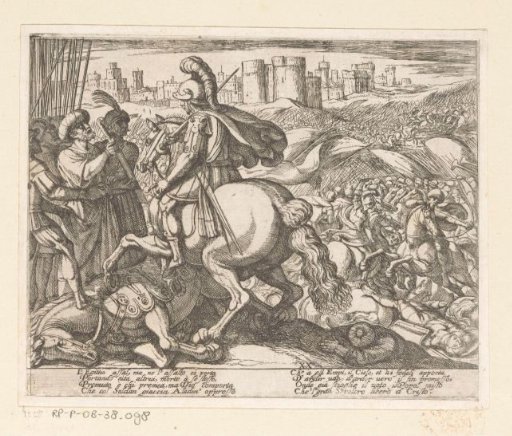 Illustration to Canto XX of Tasso's 'Gerusalemme Liberata'
