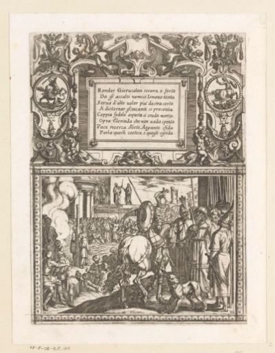 Illustration to Canto II of Tasso's 'Jerusalem Delivered'