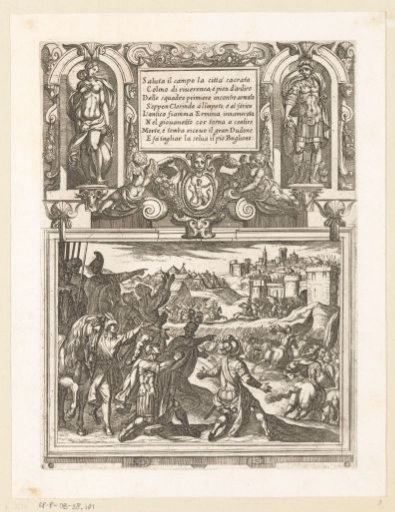 Illustration to Canto III of Tasso's 'Jerusalem Delivered'