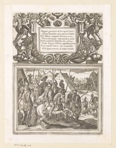 Illustration to Canto V of Tasso's 'Jerusalem Delivered'