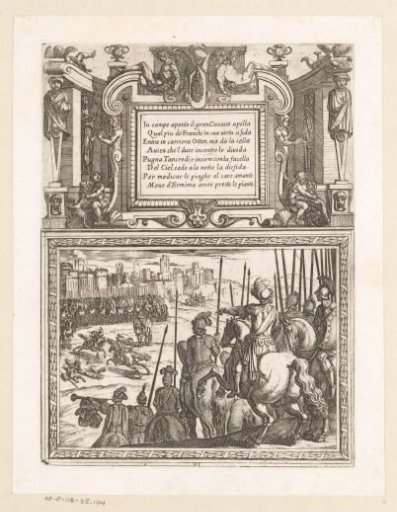 Illustration to Canto VI of Tasso's 'Jerusalem Delivered'