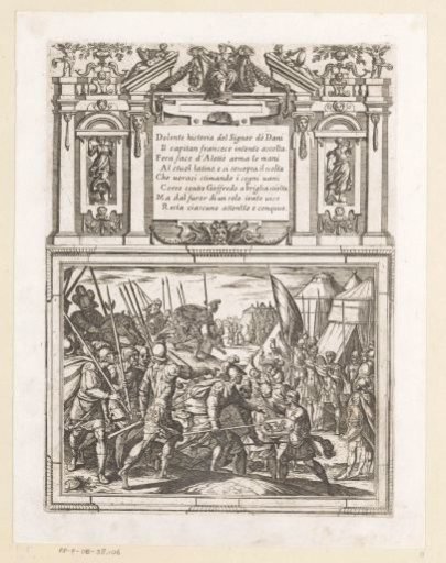 Illustration to Canto VIII of Tasso's 'Jerusalem Delivered'