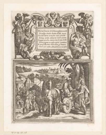 Illustration to Canto X of Tasso's 'Jerusalem Delivered'
