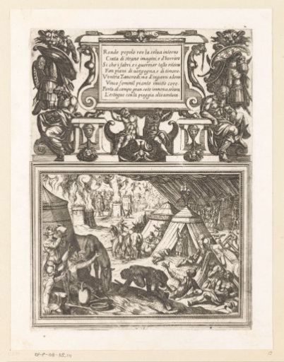 Illustration to Canto XIII of Tasso's 'Jerusalem Delivered'