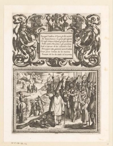 Illustration to Canto XIV of Tasso's 'Jerusalem Delivered'