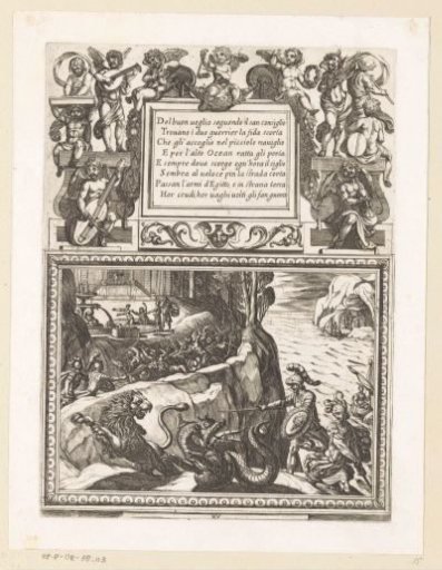 Illustration to Canto XV of Tasso's 'Jerusalem Delivered'
