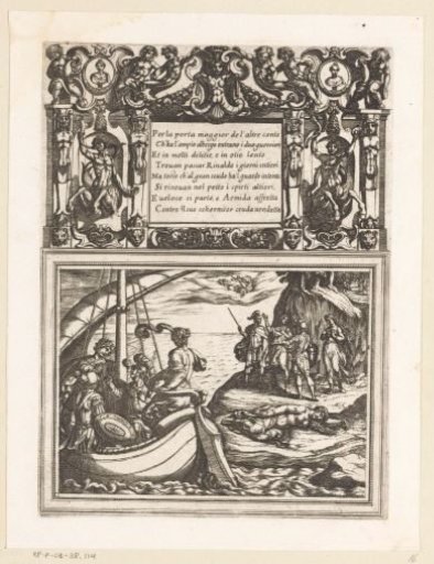 Illustration to Canto XVI of Tasso's 'Gerusalemme Liberata'