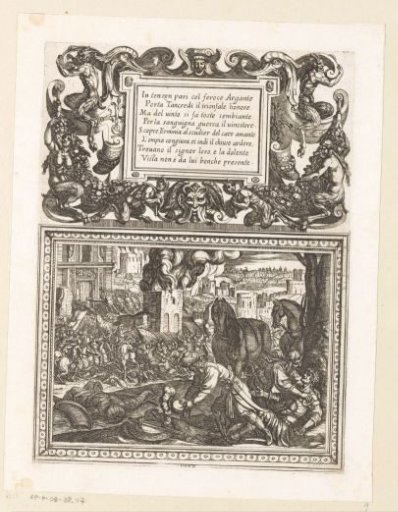 Illustration to Canto XIX of Tasso's 'Gerusalemme Liberata'