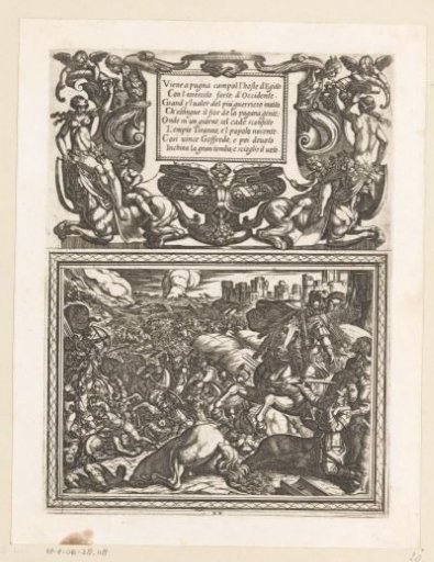 Illustration to Canto XX of Tasso's 'Gerusalemme Liberata'