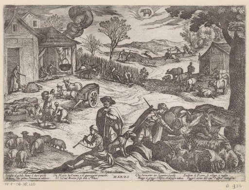 March: farming activities (Aries)