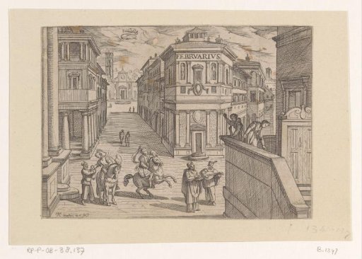 February: City view with serenade (Pisces)