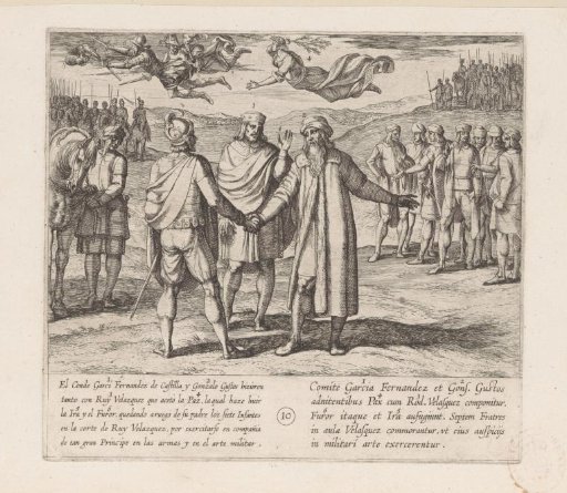 Garci Fernandez and Gonzalo Gustos persuade Ruy Velazquez to make peace