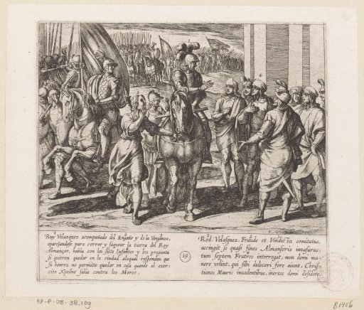The sons of Lara offer to accompany Ruy Velazquez on his campaign against the Moors