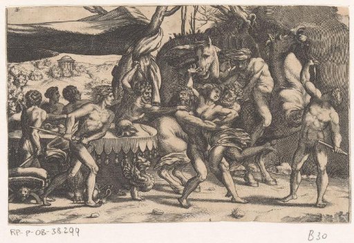 The Rape of a Woman by a Man and a Satyr