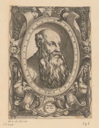 Portrait of the poet and philosopher Giovan Battista Gelli