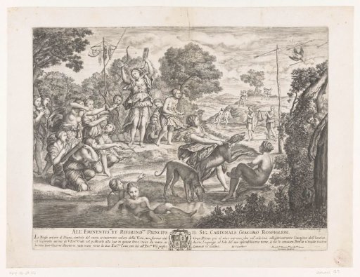Archery contest of Diana and her nymphs