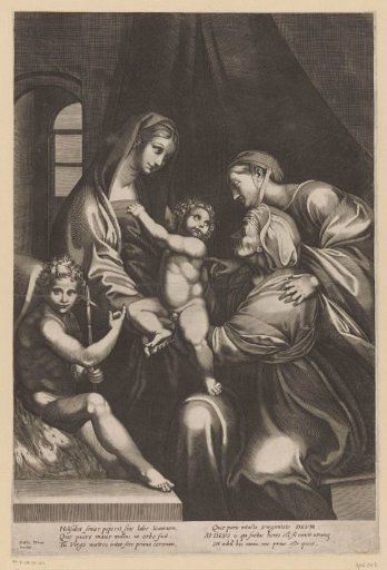 Mary with the Child and Elizabeth, Catherine and John the Baptist