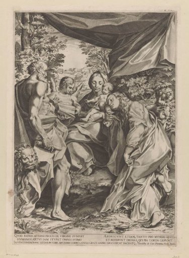 Mary with the Child and Saint Jerome and Mary Magdalene