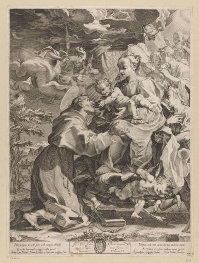 Mary Handing Over the Christ Child to Francis