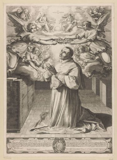 Saint Carlo Borromeo in Prayer