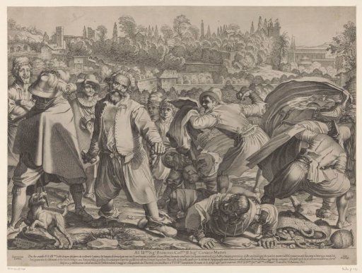 Street Fight in Rome