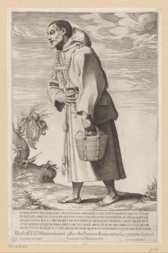 Mendicant Monk Philippus de Rebaldis