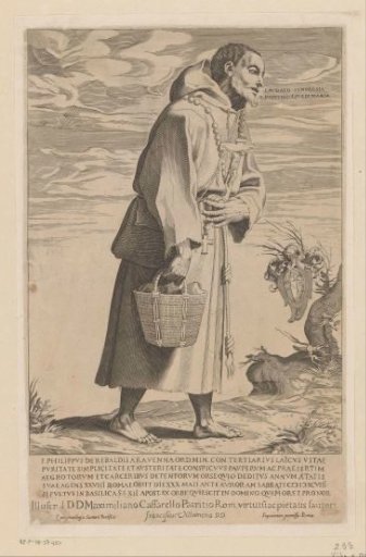 Mendicant Monk Philippus de Rebaldis