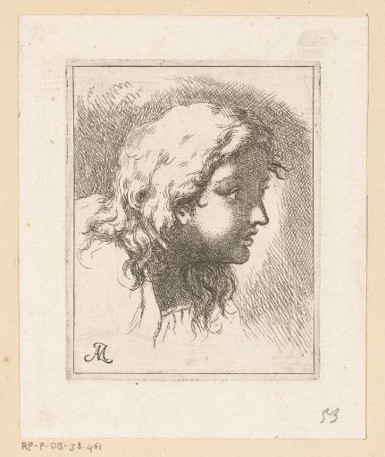 Head of a young woman