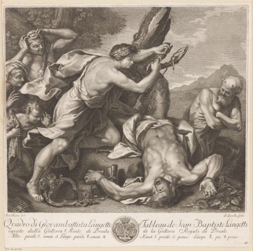 Apollo Tying Marsyas to a Tree