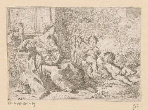 Holy Family and the young John the Baptist