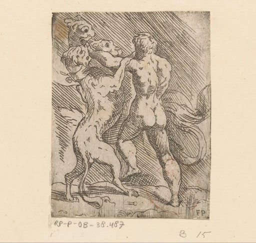 Hercules Fighting Cerberus