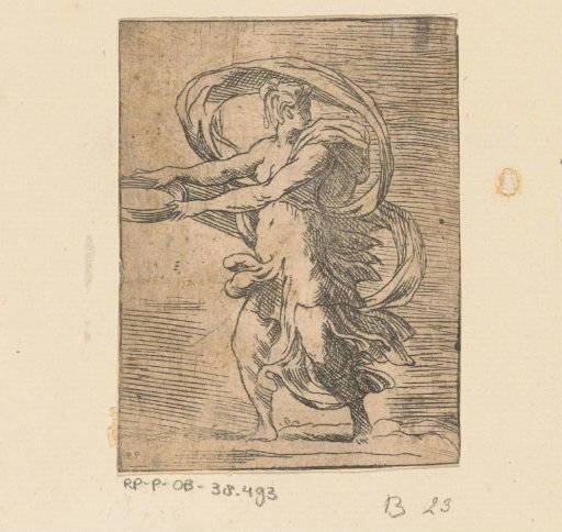 Young Woman with a Tray
