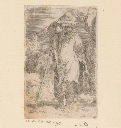 Young Shepherd with a Staff
