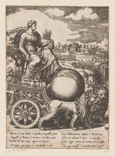 Cybele on Her Chariot