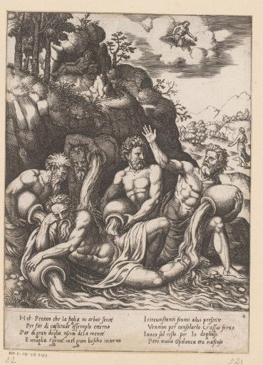 Peneus Comforted by Other River Gods