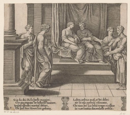 Psyche and Her Sisters Married to Kings