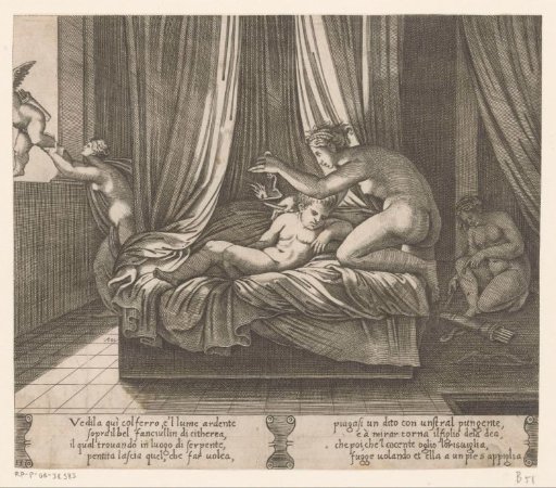 Psyche and the Sleeping Cupid