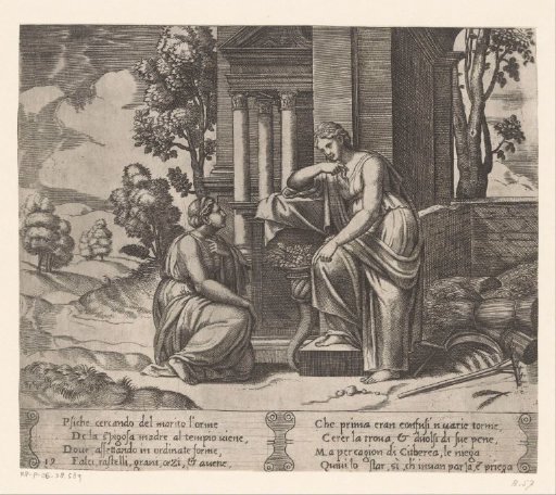 Ceres refuses help to Psyche