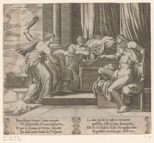 Psyche punished by Grief and Pain