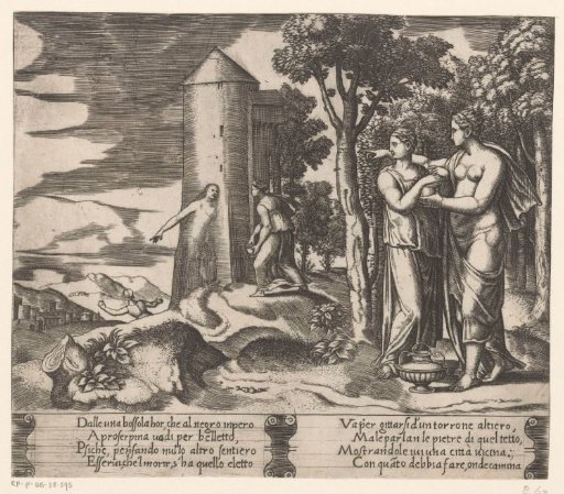 Psyche on the way to the underworld