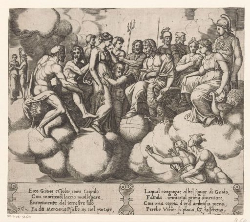 Assembly of the gods concerning the fate of Psyche